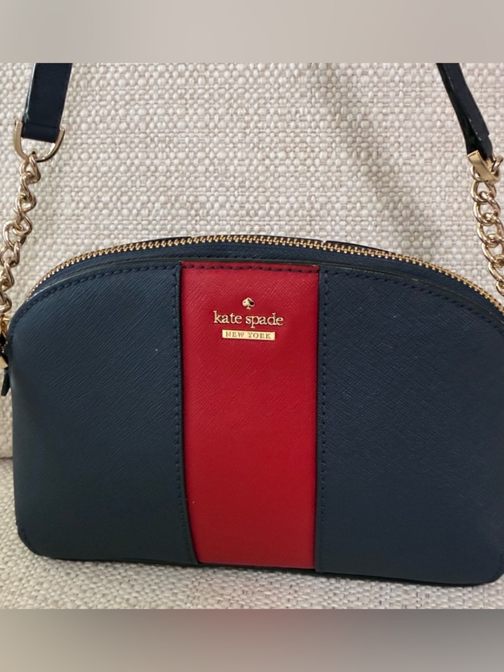 Kate Spade New York
Cameron Street Racing Stripe Hilli 
Crossbdy Bag Leather - Picture 8 of 12